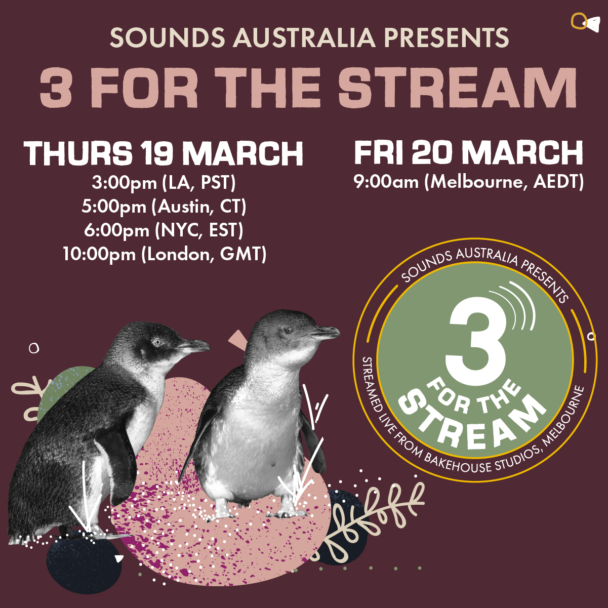3 For The Stream: SXSW 2020 Cancellation Leads To Inaugural Facebook  Livestream Event | Sounds Australia | Fast Tracking Australian Music  Success Globally